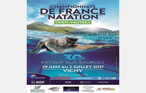 Championnats de France d'été des Maitres à VICHY