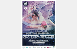  Meeting National du CNO St Germain-en-Laye - 50 m du 28 au 30 janvier 2022