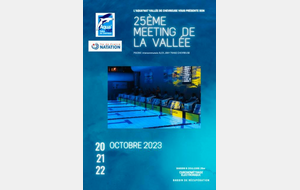  25ème Meeting de la Vallée (Séries) - 25 m du 20 au  22 Octobre 2023 