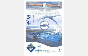 Championnats d'hiver de l'Essonne - 50 m 3 et 4 février 2024  à Mennecy