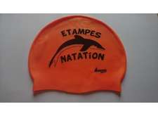 Bonnet Orange Etampes Natation
